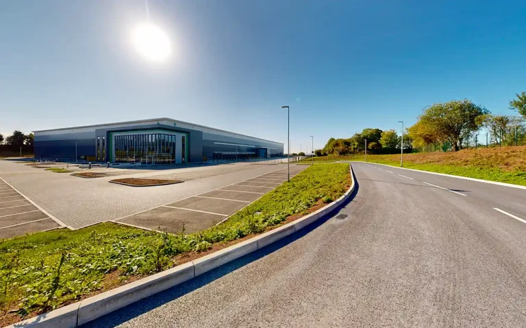 Photo Showing Google Street View For A Logistics Park
